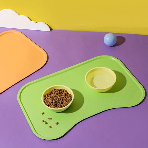 Silicone Placemat Pet Feeding Dog Cat Bowl Food Mat Non-Stick Waterproof Pet Food Feeding Pad Puppy Feeder Tray Water