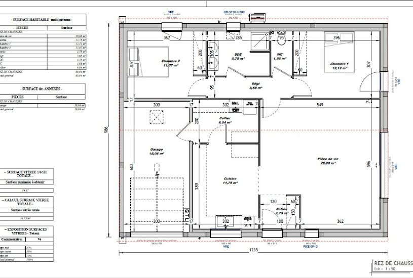  Vente Terrain + Maison - Terrain : 353m² - Maison : 80m² à La Couronne (16400) 