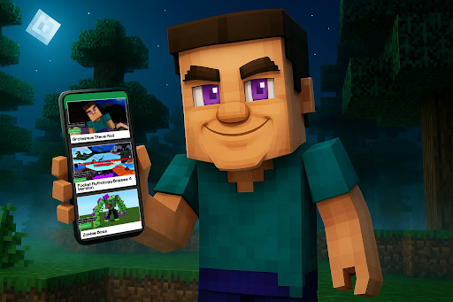 Screenshot Grotesque Steve Mod for MCPE