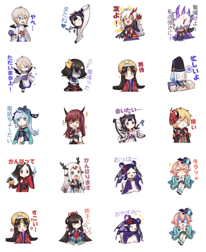 陰陽師 Lineスタンプ販売開始 スタンプ一覧とrtイベントまとめ 神ゲー攻略