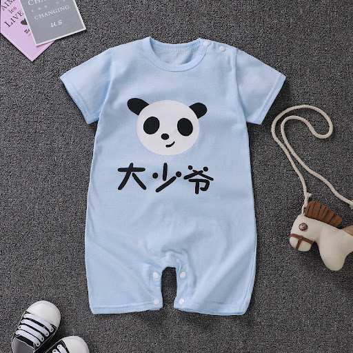 Title 1, Fashion Baby Cotton One-piece Cartoon Romper, s...