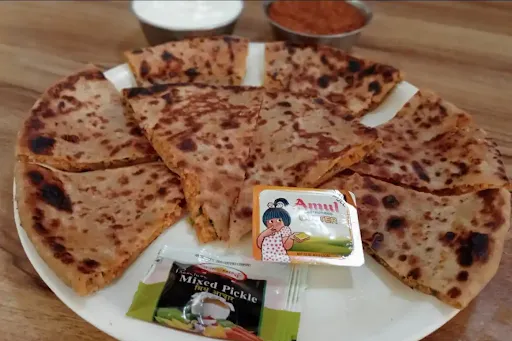 Cheese Aloo Gobi Paratha