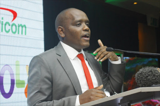 TALKING TOUGH: State House Digital Director Dennis Itumbi. Photo/MOSES MWANGI