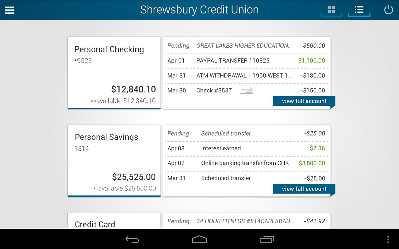 Shrewsbury Credit Union Android Apps On Google Play