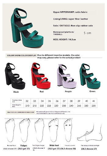 Title 1, Waterproof Platform Super High Heel Open Toe Wo...