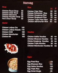 Hotel Royal & Chinese Center menu 2