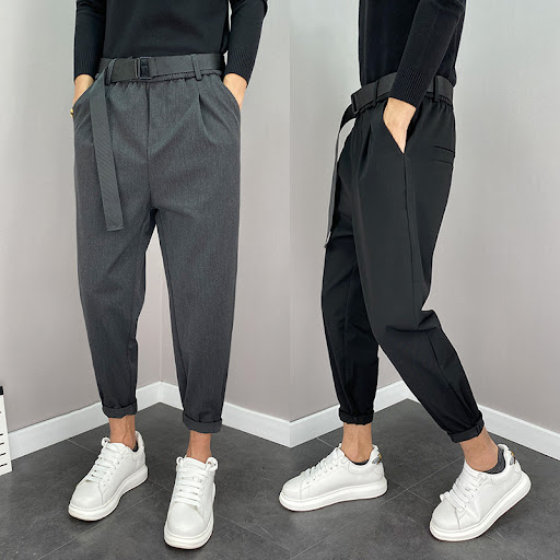 Title 1, Korean Style Small Foot Pants Nine Point Trendy...