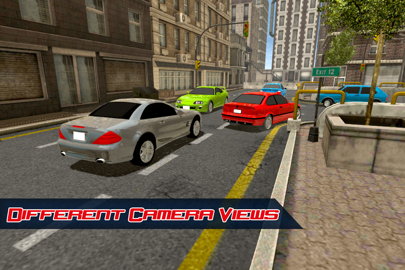   Car Driving Simulator in City- 스크린샷 