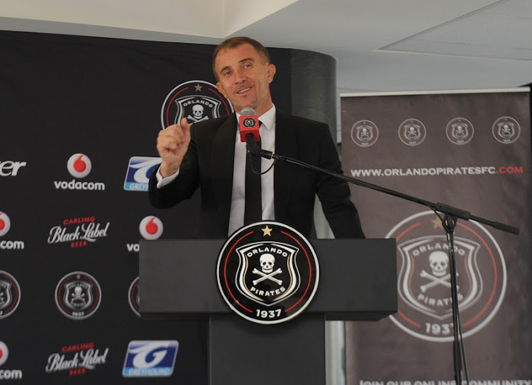 Orlando Pirates coach Milutin “Micho” Sredojevic.