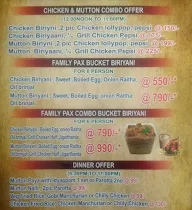 Porur Kitchen menu 2