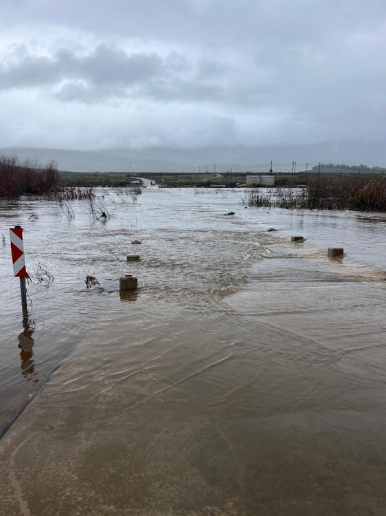 According to the head of Disaster Management in the Western Cape, the road to Citrusdal is impassable and they have to use helicopters to reach the town.