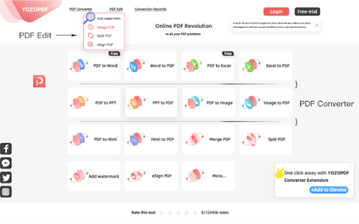 YOZOPDF-無料で簡単なPDF交換ツール