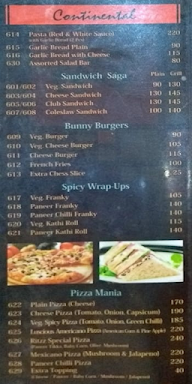 Ritzz Continental Corner menu 7