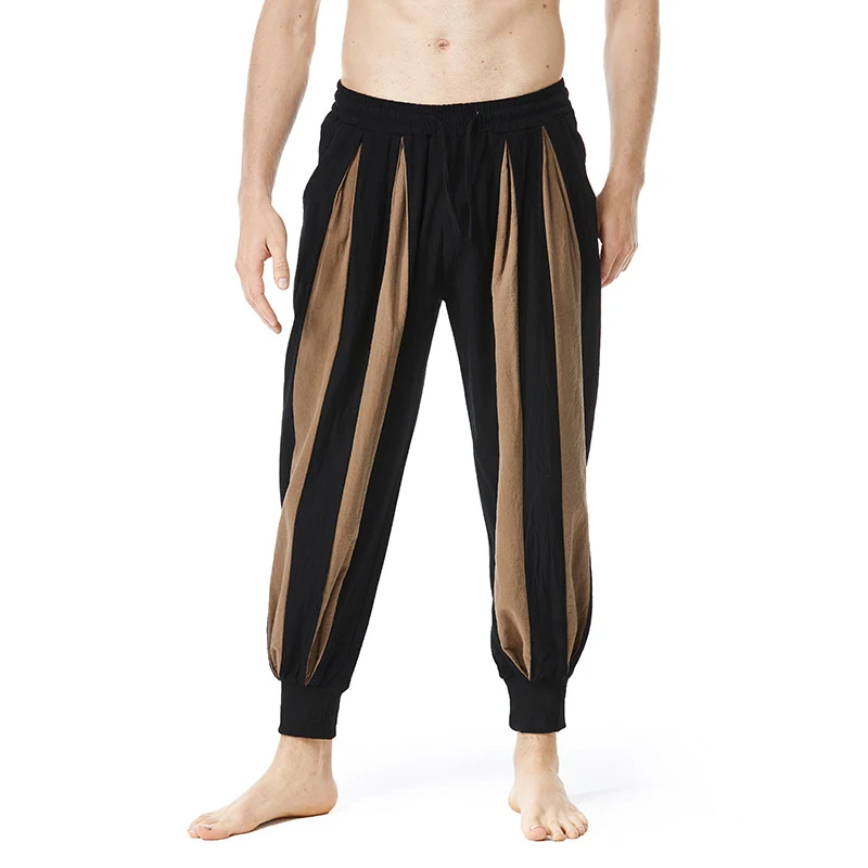 Men's Color Matching Casual Trousers for Everyday Wear. Comfortable, Stylish, and Versatile. Perfect for a Modern Look a