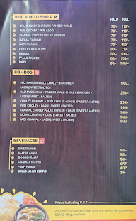 Nagpalchole Bhature menu 4