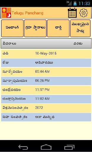 Astrosoft Telugu Panchang