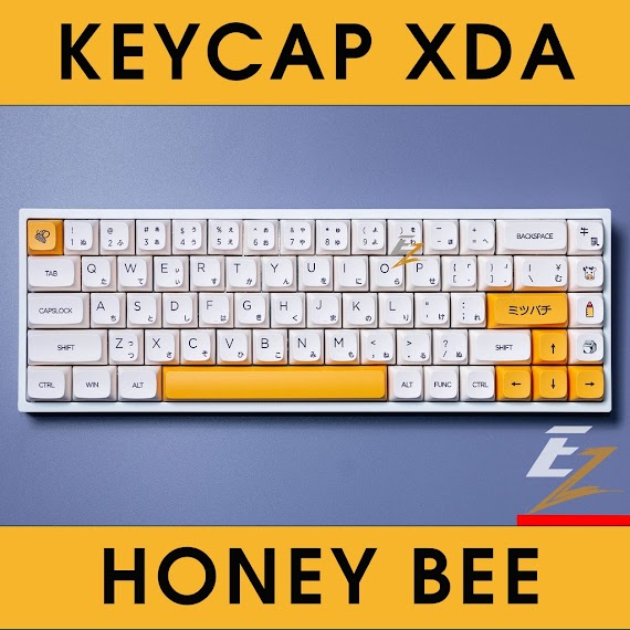 [Mã Skamsale11 Giảm 10% Đơn 200K] Keycap Xda Thick Pbt Honey & Milk 137 Phím Cho Bàn Phím Cơ Của Ezpc