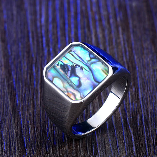 Title 3, Warrior Mens Retro Personality Creative Stainl...