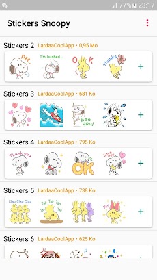 Stickers For Snooopy - WAStickerAppsのおすすめ画像2