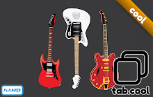 Cool Guitars HD  Music New Tab Theme small promo image