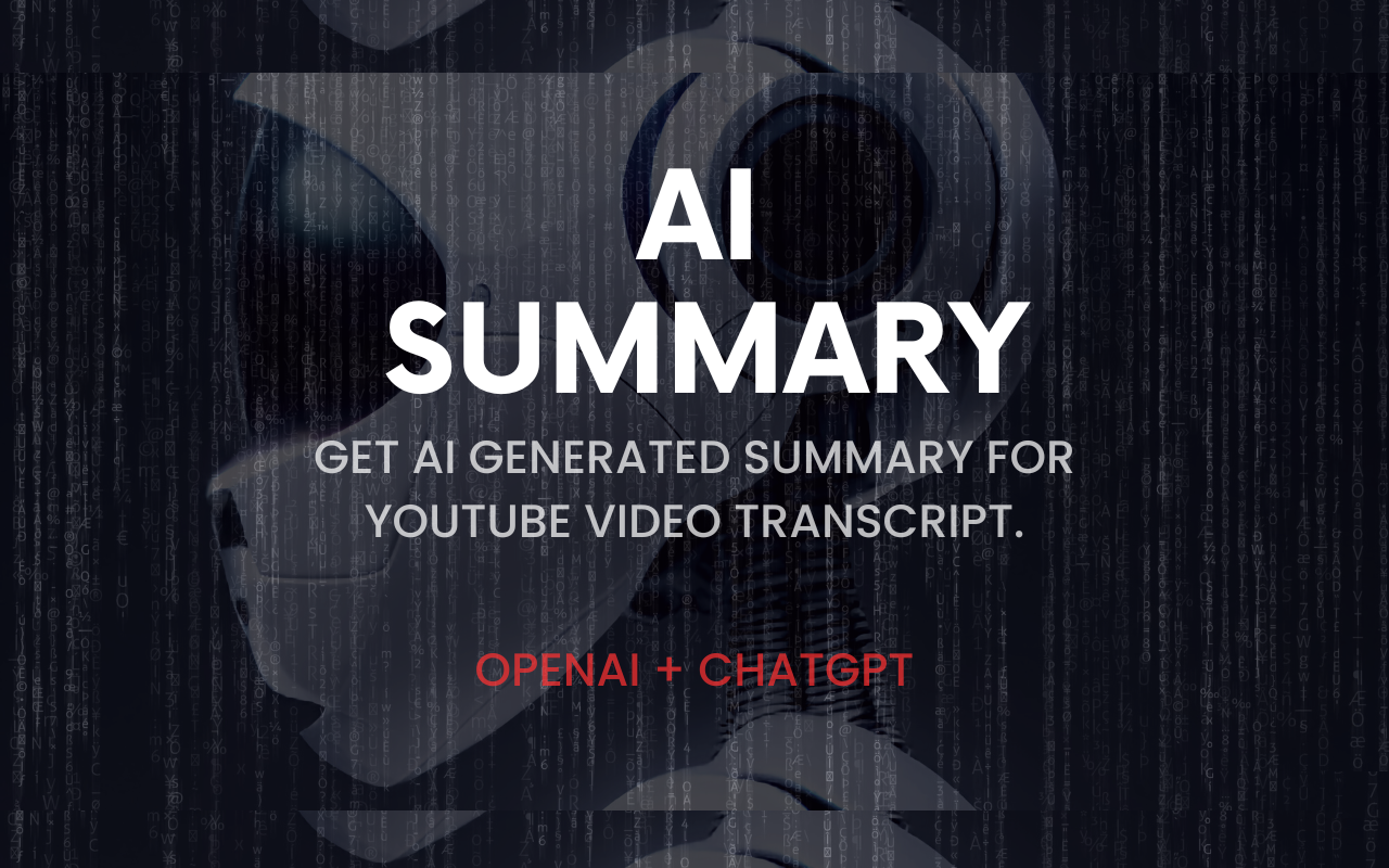 Youtube Transcript AI Summary Preview image 0