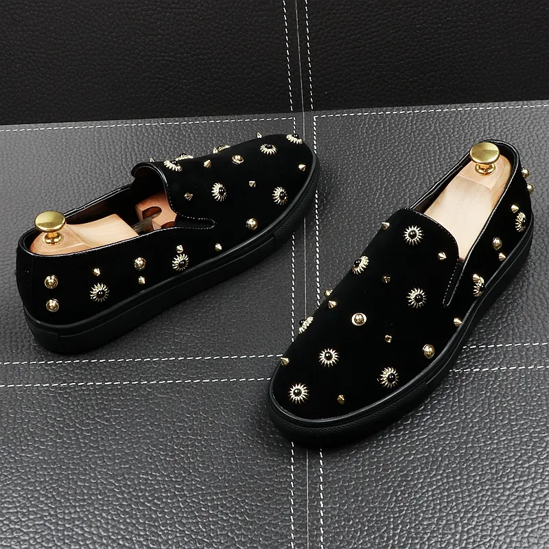 Title 7, Mocasines Lazy-Loafers para hombre con diseño c...