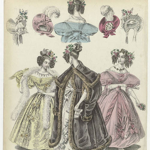 The World of Fashion, Newest Fashions for February 1834 : Evening ...