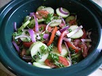 Tomato and Cucumber salad was pinched from <a href="https://www.facebook.com/photo.php?fbid=569917913041475" target="_blank">www.facebook.com.</a>