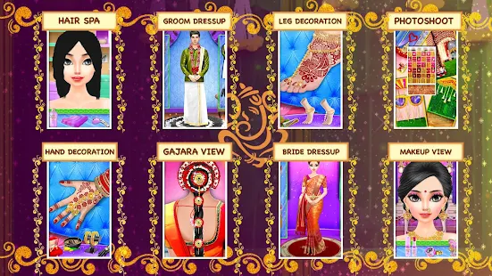 South Indian Bride Wedding Salon-Dress Up & Makeup(圖2)-速報App