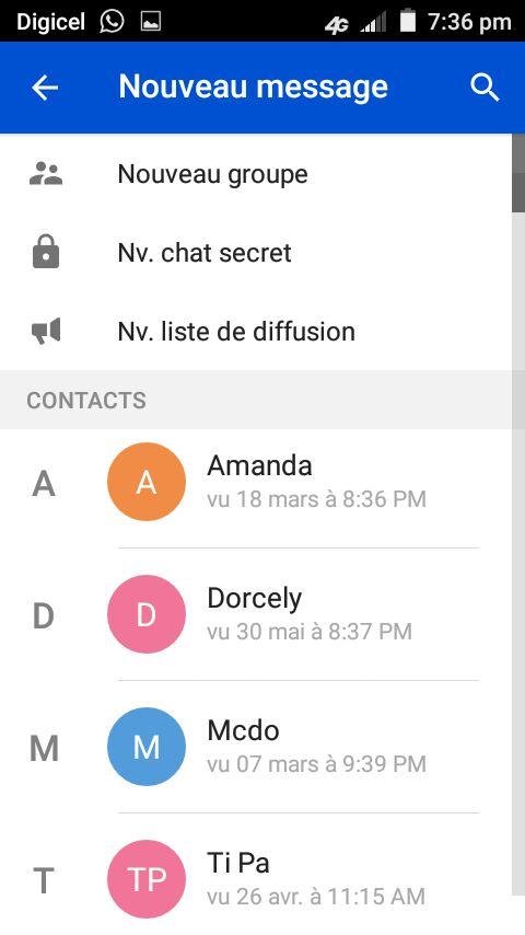 GO Talk messenger Screen 2