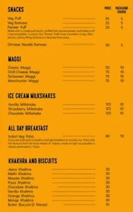 Chai Waale menu 1