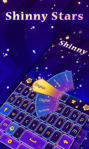 Shinny Stars GO Keyboard Theme