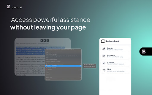Bonix - AI Assistant screenshot 3