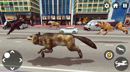 Dog Race Game City Racing