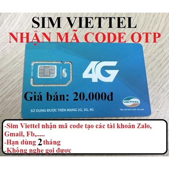 1 Free Ship 0Đ Free Ship - Sim Viettel Lấy Mã Otp - Mua Lẻ Giá Sỉ Sim Sô Giá Rẻ