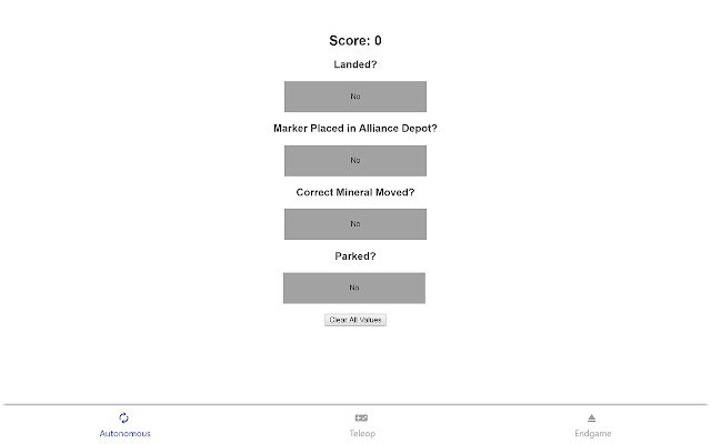 FTC Rover Ruckus Scorer chrome extension