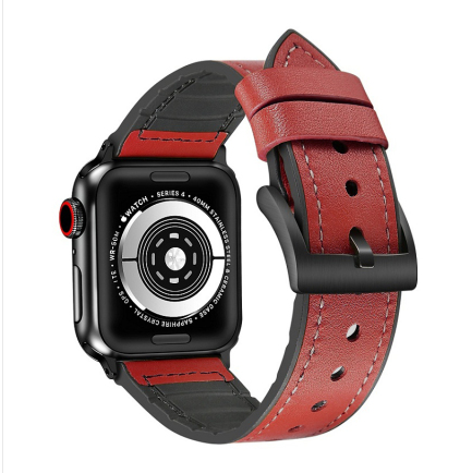 Smartwatch de Luxo Leve com Pulseira de Couro. Desfrute de elegância e tecnologia, monitoramento de saúde e notificações, ideal para o dia a dia.