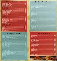 Brijwasi Sweet Centre menu 2