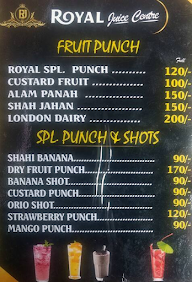 Royal Juice Bar menu 2