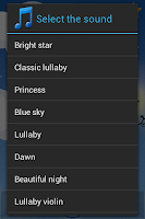 Lullaby - Sound to sleep Screenshot
