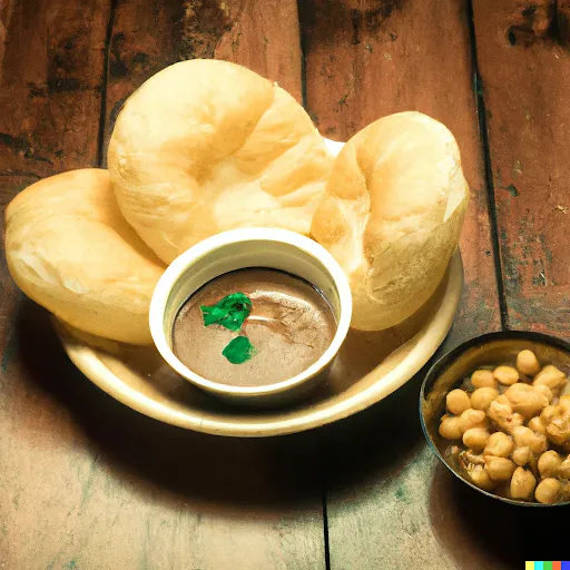 Pind De Chole Bhature Combo [2 Bhature]