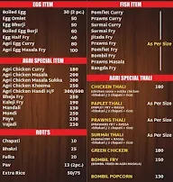 The Agrri Katta menu 2