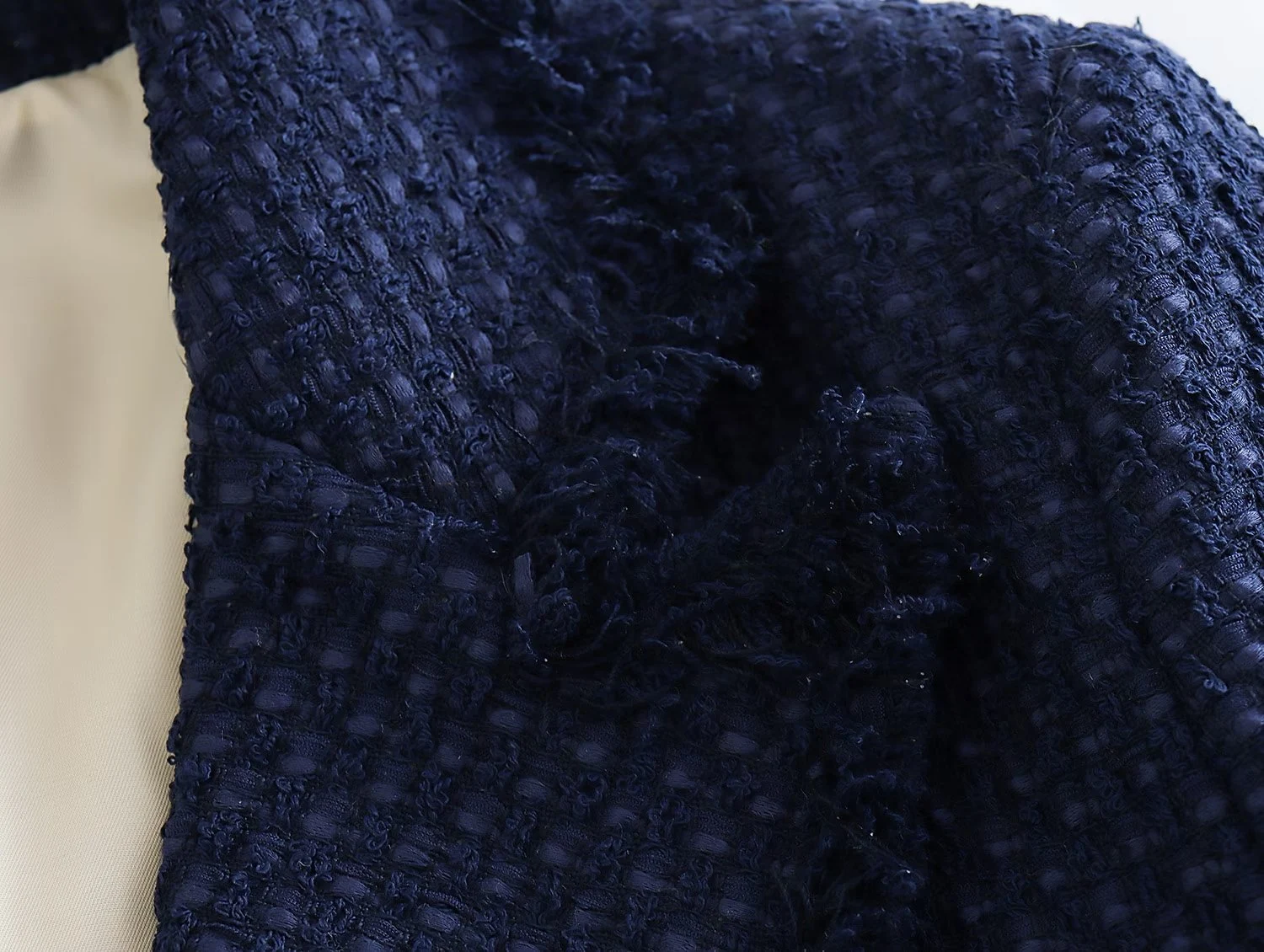 Title 10, Veste de costume courte texturée décontractée p...