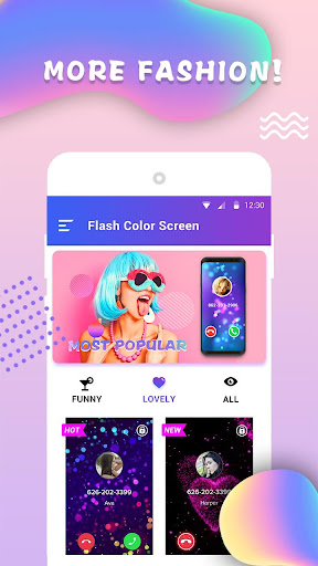 Flash Color Screen -- Free & Personalize & Fashion