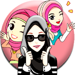 Cover Image of Herunterladen Hijab Muslimah Sticker For Whatsapp -Islam Sticker 2.3 APK