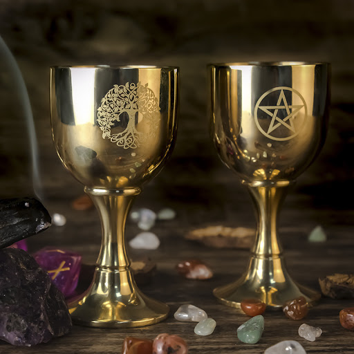 Title 10, Three-Phase Moon Pentagram Decoration Cup for h...