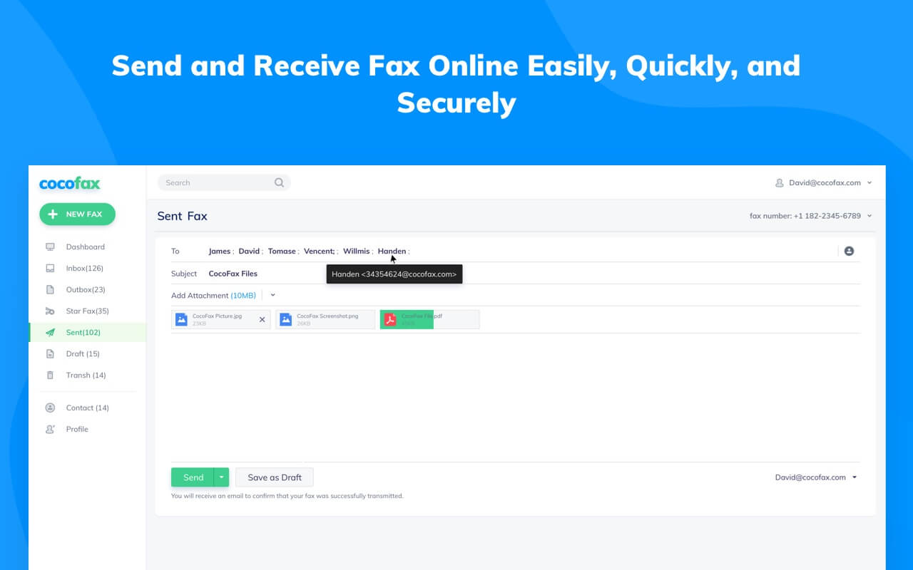 CocoFax - Send & Receive Fax (Free Trial) Preview image 9