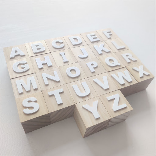 Title 1, English letter box baby teaching ornaments. Pla...