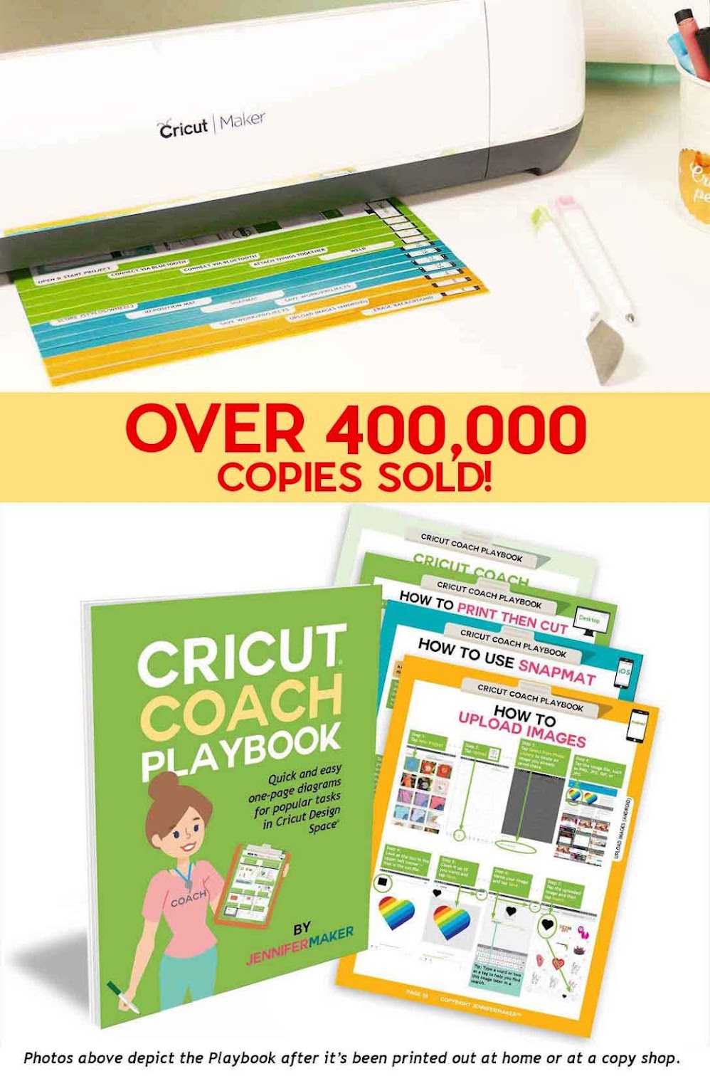 Cricut Coach Playbook: Quick and Easy One-Page Diagrams for Popular Tasks  in Cricut Design Space: Maker, Jennifer: 9781647370053: : Books
