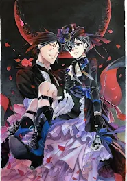 黒執事第1話！💙🖤❤️❤️